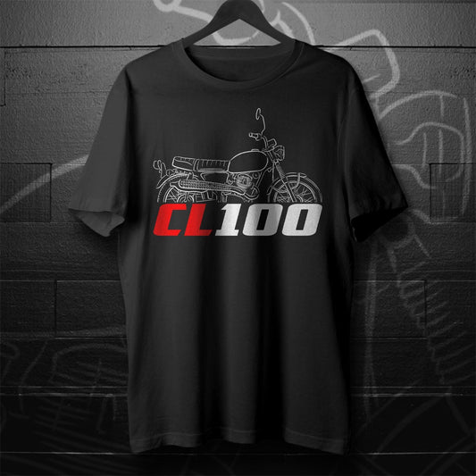 Honda CL100 Inspired T-Shirt - Motorcycle Tee Shirt