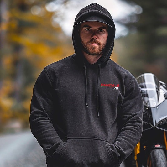 Ducati Panigale V2 Inspired Hoodie - Motorcycle Sweatshirt
