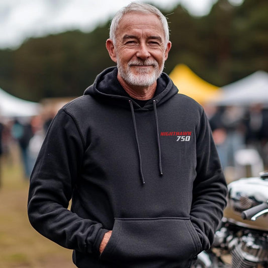 Honda Nighthawk 750 Inspired Hoodie - Motorcycle Sweatshirt