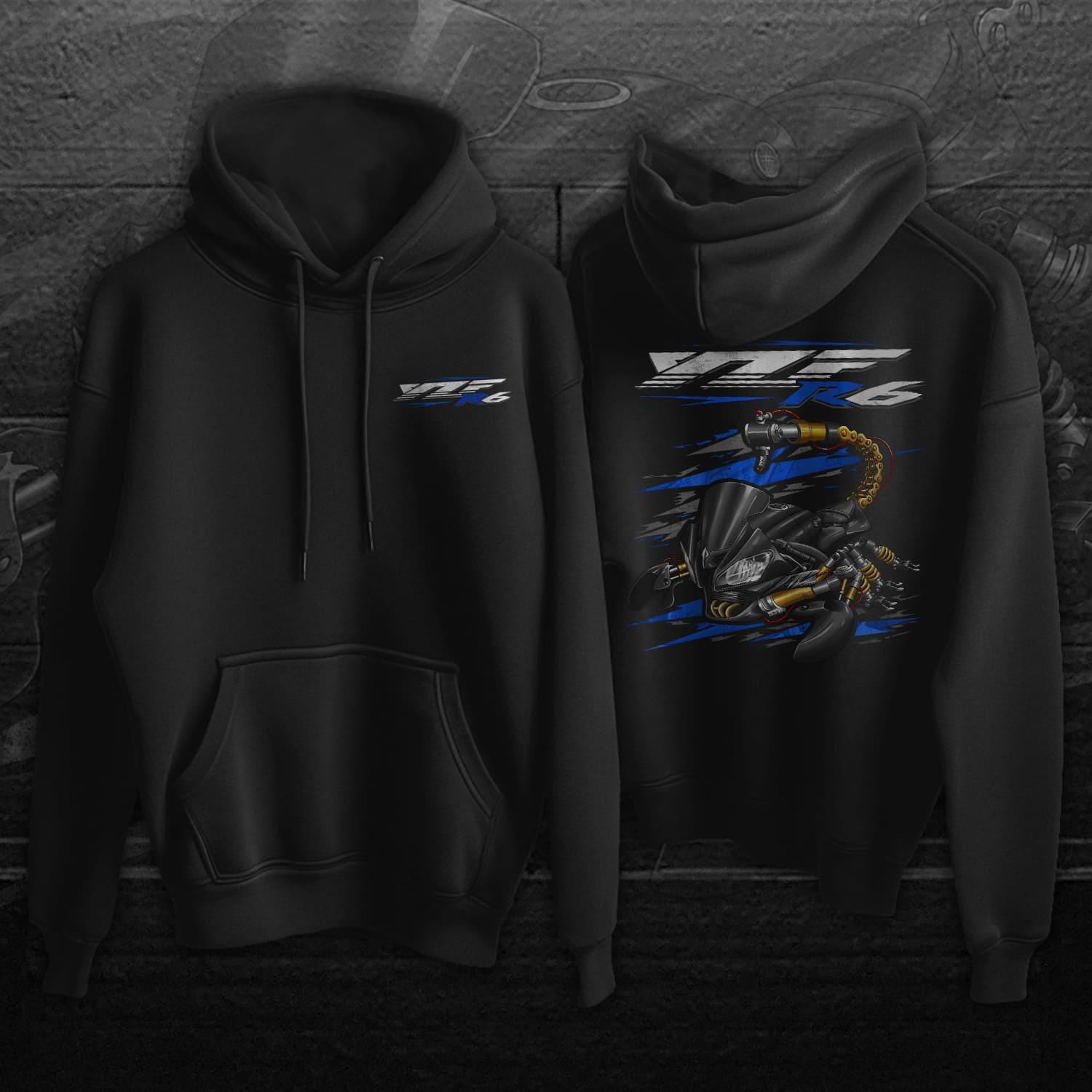 Yamaha YZF-R6 Inspired Hoodies - Motorcycle Sweatshirt