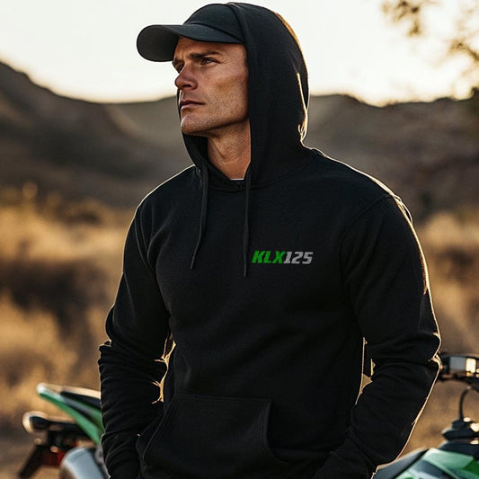 Kawasaki KLX125 Inspired Hoodie - Motorcycle Sweatshirt for Riders