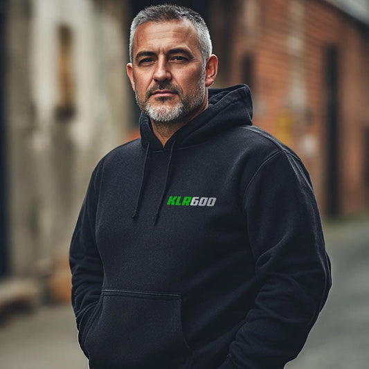 Kawasaki KLR600 Inspired Hoodie - Motorcycle Sweatshirt for Riders