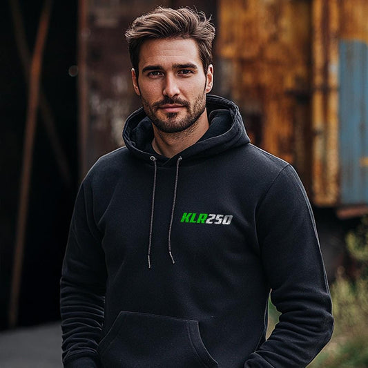 Kawasaki KLR250 Inspired Hoodie - Motorcycle Sweatshirt for Riders