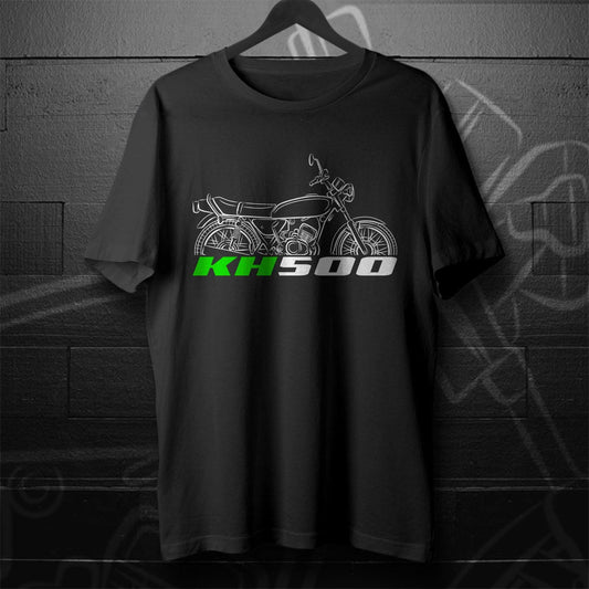 Kawasaki KH500 1976 Inspired T-Shirt - Motorcycle Tee Shirt for Riders