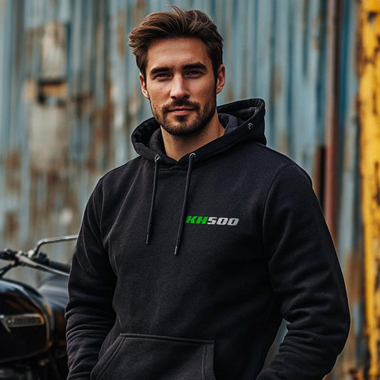 Kawasaki KH500 1976 Inspired Hoodie - Motorcycle Sweatshirt for Riders