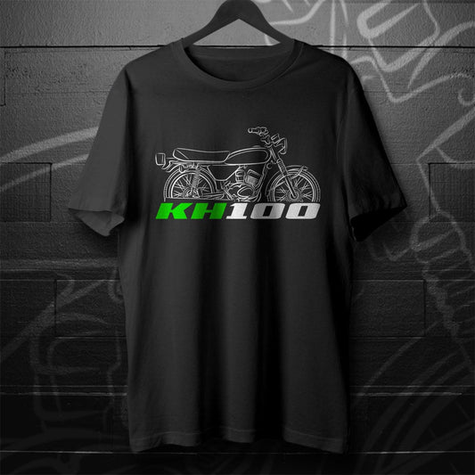 Kawasaki KH100 1976 Inspired T-Shirt - Motorcycle Tee Shirt Riders