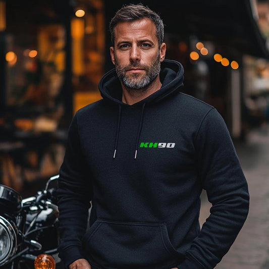 Kawasaki KH90 1977 Inspired Hoodie - Motorcycle Sweatshirt for Riders