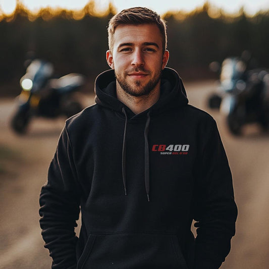 Honda CB400 | A | F | Super Bol & Super Four Inspired Hoodie - Motorcycle Sweatshirt
