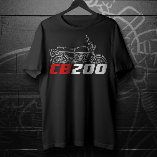 Honda CB200 Inspired T-Shirt - Motorcycle Tee Shirt
