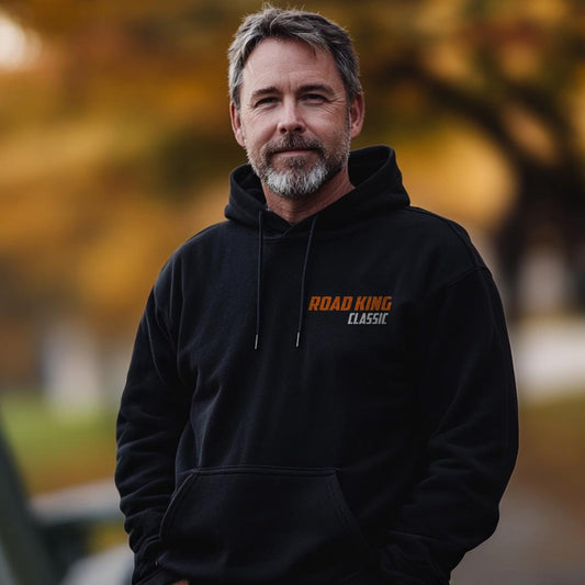 Harley-Davidson Road King Custom FLHRS & FLHRSI Inspired Hoodie - Biker Motorcycle Sweatshirt