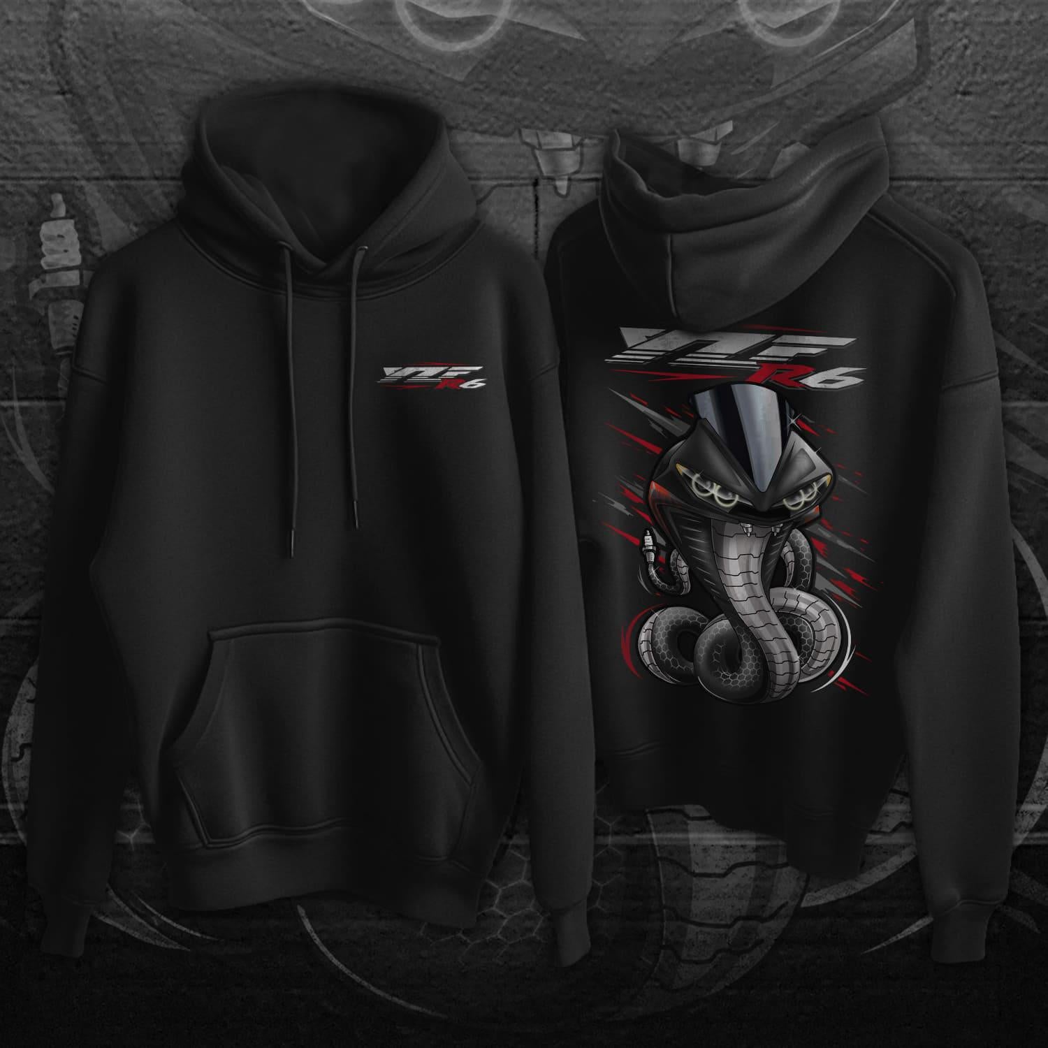 Yamaha YZF-R6 Inspired Hoodies - Motorcycle Sweatshirt