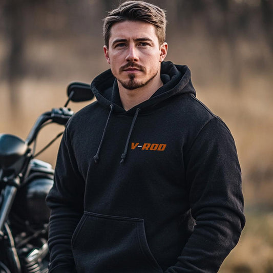 Harley-Davidson VRSCA V-ROD Inspired Hoodie - Biker Motorcycle Sweatshirt