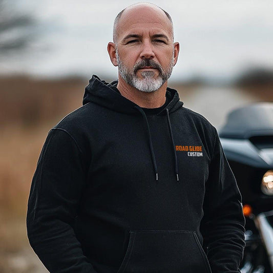 Harley-Davidson Road Glide Custom FLTRX Inspired Hoodie - Biker Motorcycle Sweatshirt