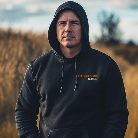 Harley-Davidson FLHC 80 Electra Glide Classic Inspired Hoodie - Biker Motorcycle Sweatshirt