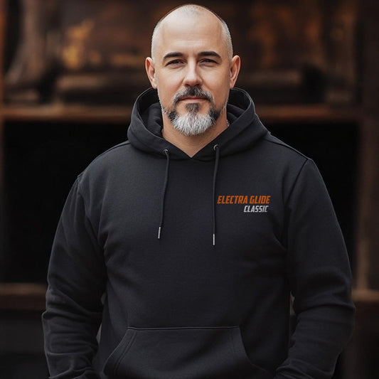 Harley-Davidson Electra Glide Classic FLHTC & FLHTCI Inspired Hoodie - Biker Motorcycle Sweatshirt