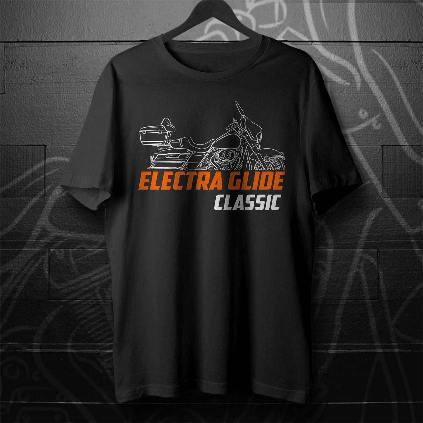 Harley-Davidson Electra Glide Classic FLHTC & FLHTCI Inspired T-Shirt - Biker Motorcycle Tee Shirt