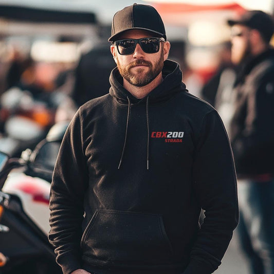 Honda CBX200 Strada Inspired Hoodie - Motorcycle Sweatshirt