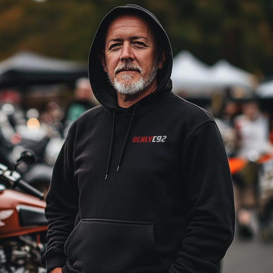 Honda C92 Benly Inspired Hoodie - Motorcycle Sweatshirt
