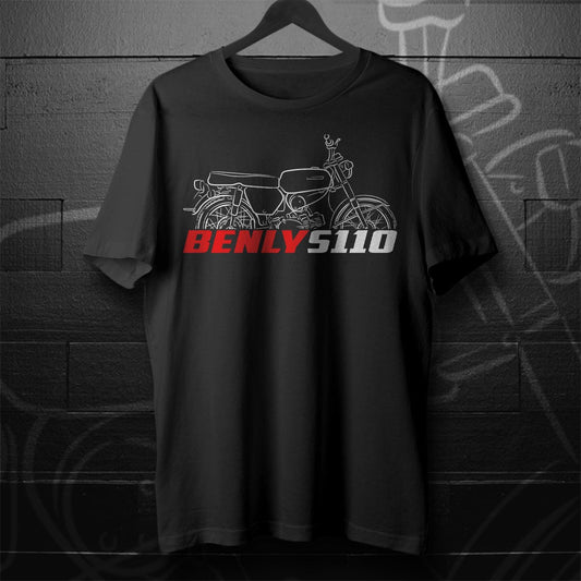 Honda S110 Benly Inspired T-Shirt - Motorcycle Tee Shirt
