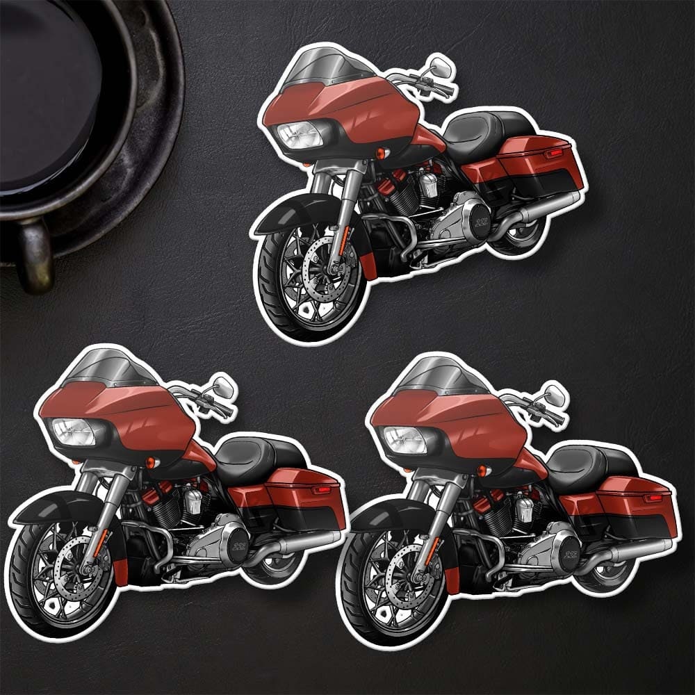 Harley Road Glide CVO FLTRXSE Stickers - Set of 3 Motorcycle Decals for Bikers