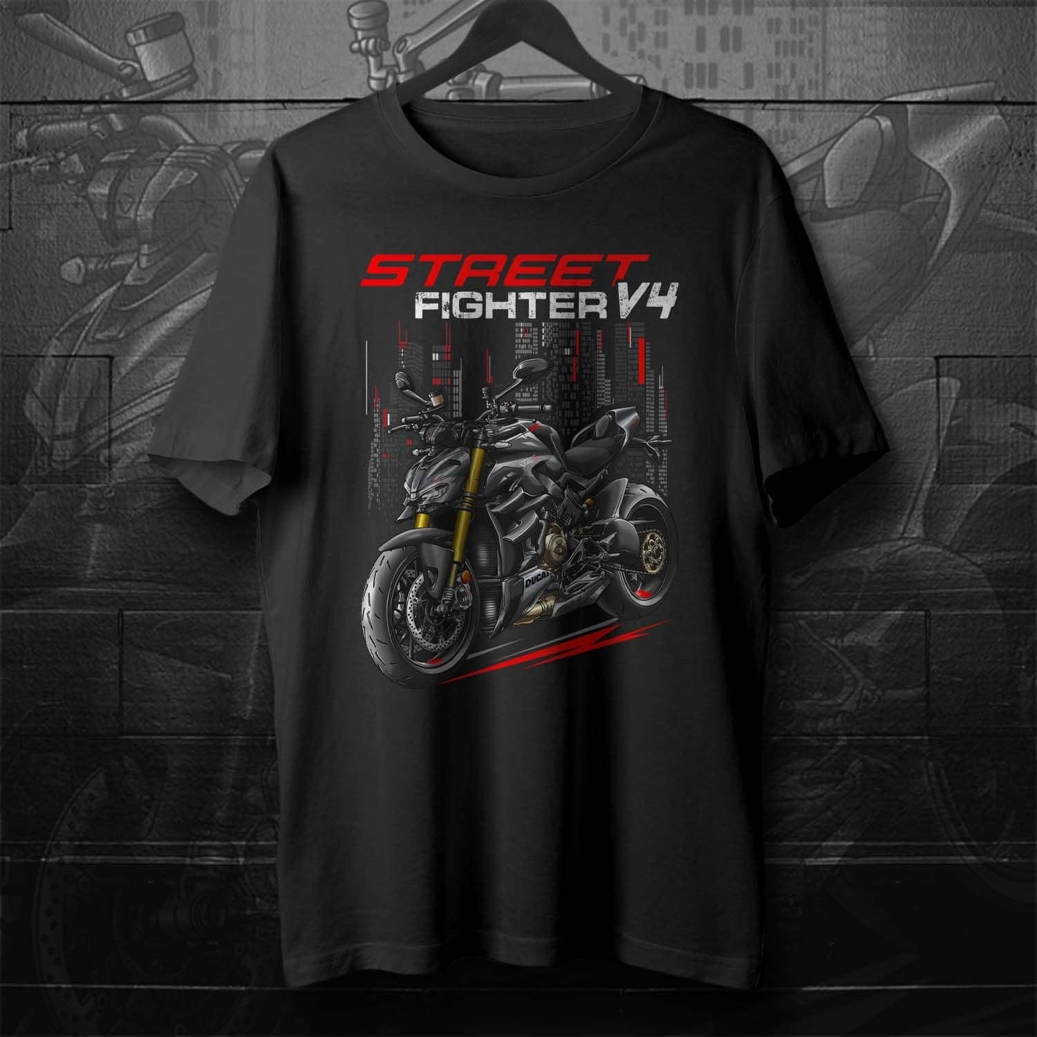 Ducati Streetfighter V4 T-Shirt - Motorcycle Tee Shirt for Riders
