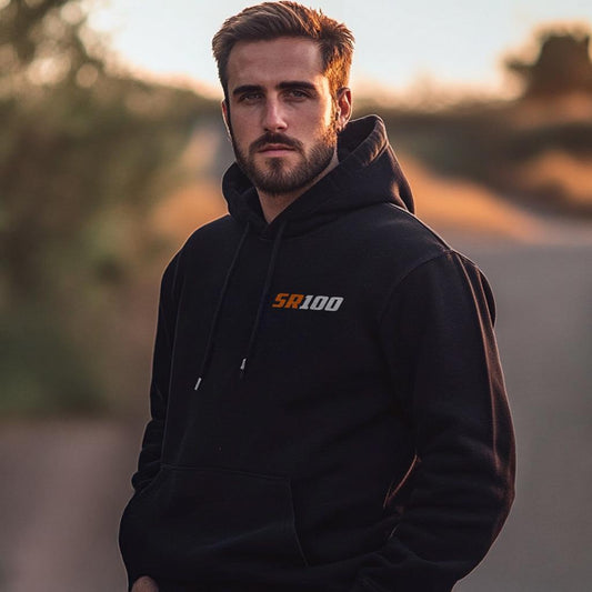 Harley-Davidson SR100 1973 Inspired Hoodie - Biker Motorcycle Sweatshirt