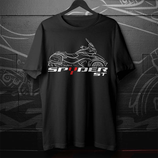 Can-Am Spyder ST T-Shirt - Motorcycle Tee Shirt for Riders