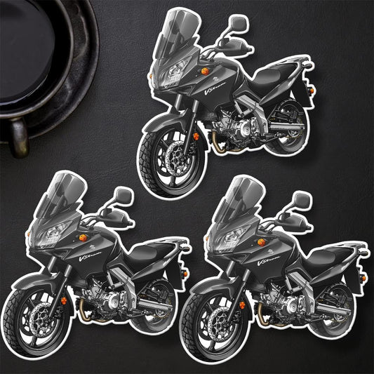 Suzuki V-Strom 650 2004-06 Inspired Stickers - Set of 3 Biker Motorcycle Decals