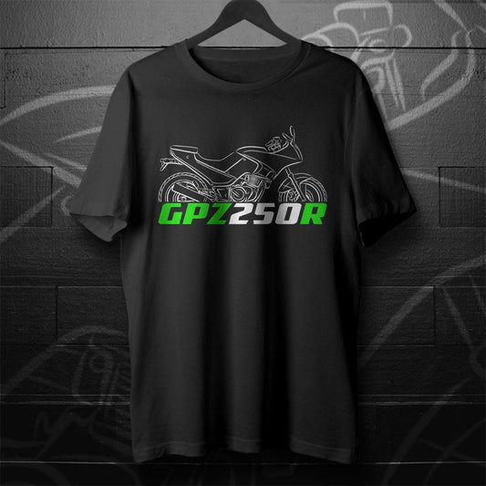 Kawasaki GPZ250R Inspired T-Shirt - Motorcycle Tee Shirt for Riders