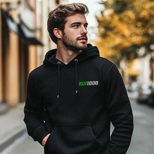 Kawasaki KLV1000 Inspired Hoodie - Motorcycle Sweatshirt for Riders