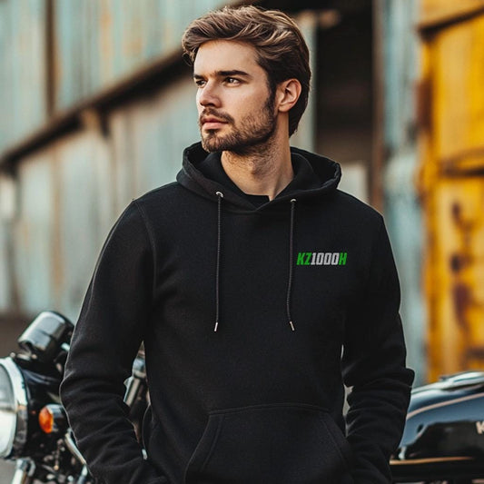 Kawasaki Z1000H & KZ1000H 1980 Inspired Hoodie - Motorcycle Sweatshirt for Riders