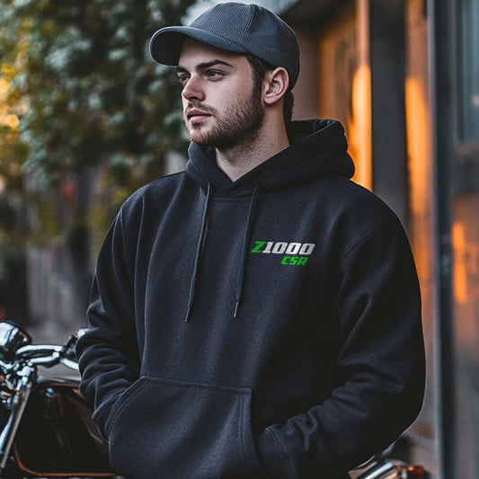 Kawasaki Z1000 & KZ1000 CSR Inspired Hoodie - Motorcycle Sweatshirt for Riders