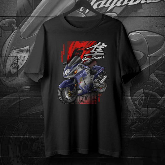Suzuki Hayabusa 2001-02 Inspired T-Shirt - Motorcycle Tee Shirt