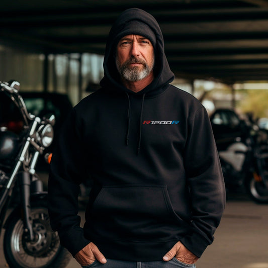 BMW R1200R Hoodie - Motorcycle Sweatshirt for Motorrad Riders