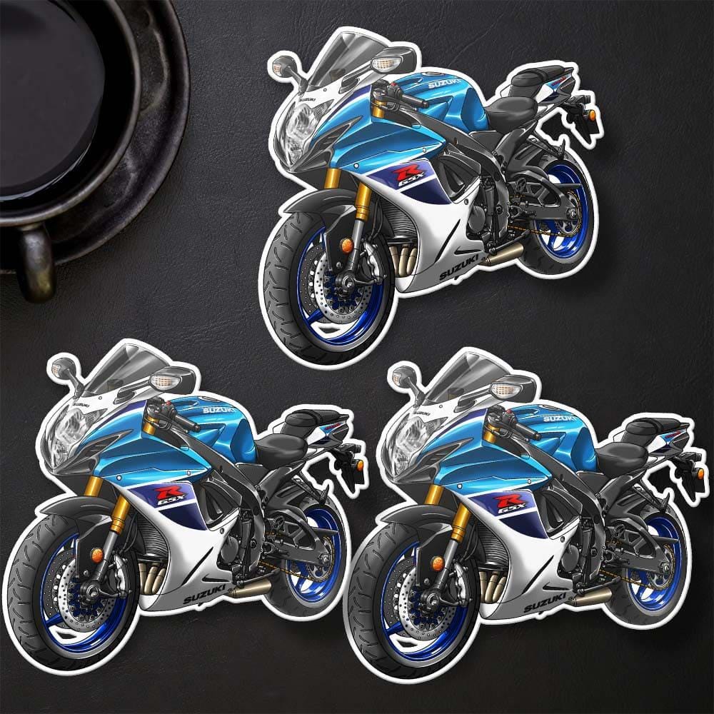 Suzuki GSX-R600 2023-24 Inspired Stickers - Set of 3 Biker Motorcycle Decals