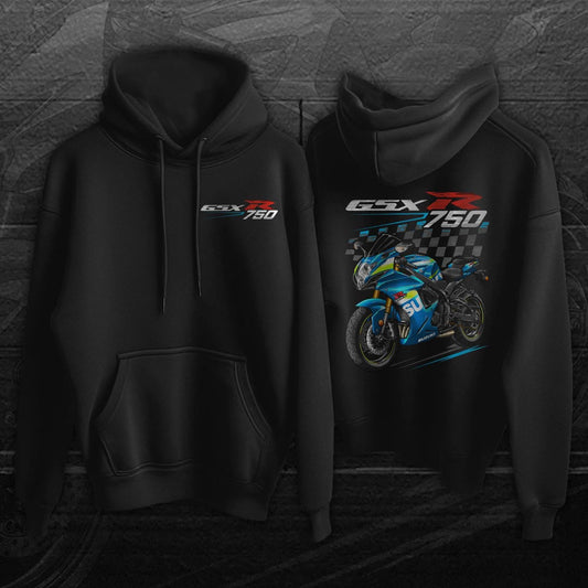 Suzuki GSX-R750 2015-16 Inspired Hoodie - Motorcycle Sweatshirt