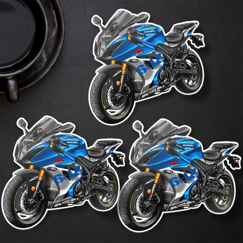 Suzuki GSXR 1000 2024 Inspired Stickers - Set of 3 Motorcycle Decals