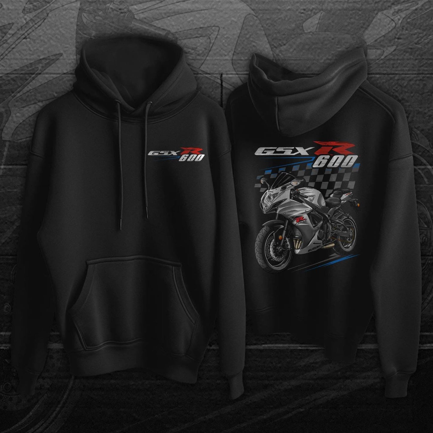 Suzuki GSX-R600 2011-15 Inspired Hoodie - Motorcycle Sweatshirt