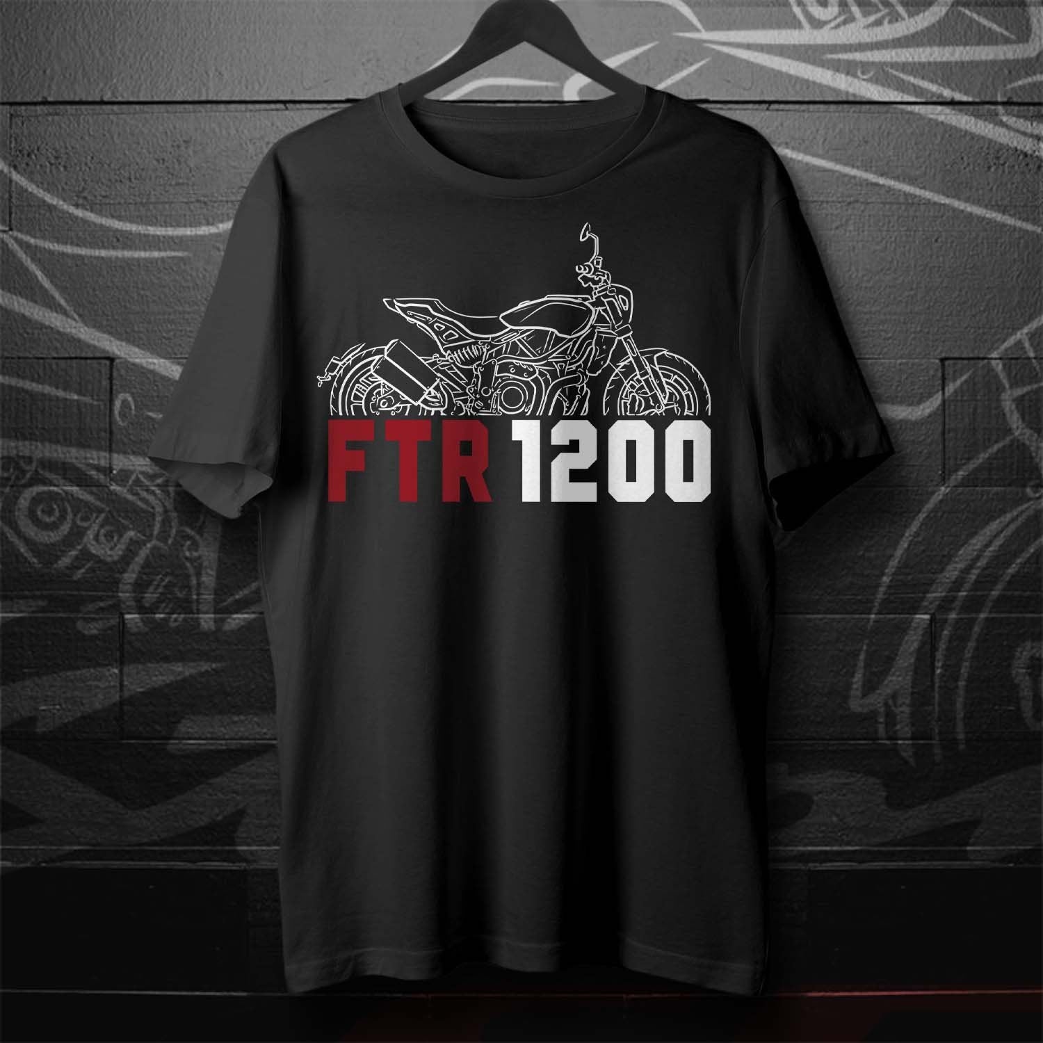 Indian FTR 1200 T-Shirt - Motorcycle Tee Shirt for Biker
