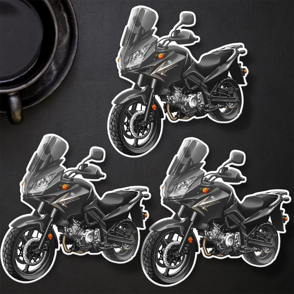 Suzuki V-Strom 650 2006-11 Inspired Stickers - Set of 3 Biker Motorcycle Decals