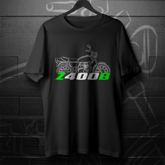 Kawasaki Z400B & KZ400B Inspired T-Shirt - Motorcycle Tee Shirt for Riders