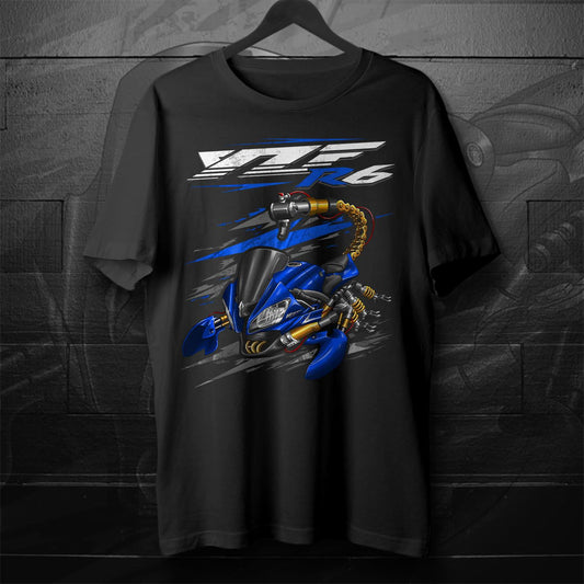 Yamaha YZF-R6 2010-11 Inspired T-Shirt - Motorcycle Tee Shirt