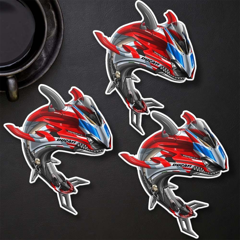 Ducati Panigale V4 2018-20 - Set of 3 Motorcycle Decals for Riders