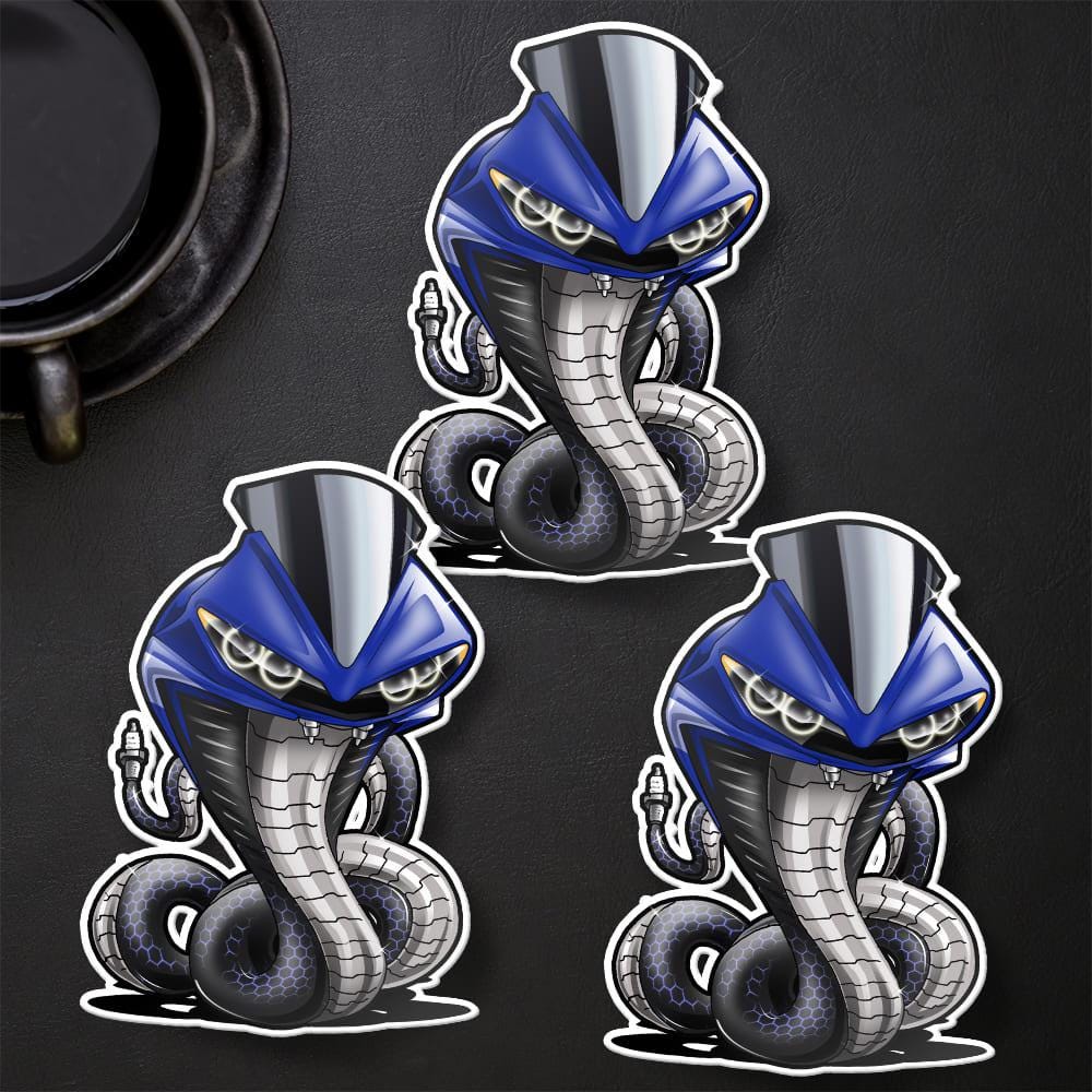 Yamaha YZF-R6 Inspired Stickers - Set of 3 Motorcycle Decals