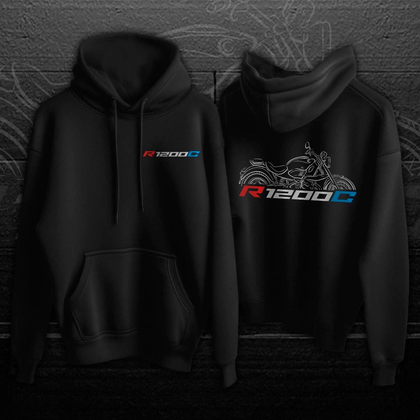 BMW R1200C Hoodie - Motorcycle Sweatshirt for Motorrad Riders