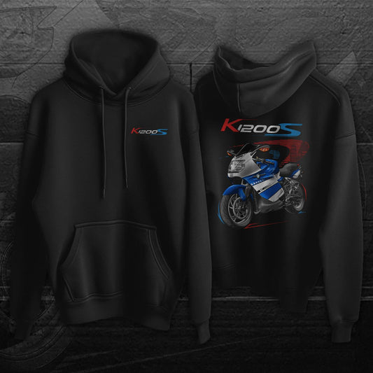 BMW K1200S Inspired Hoodie - Motorcycle Motorrad Sweatshirt