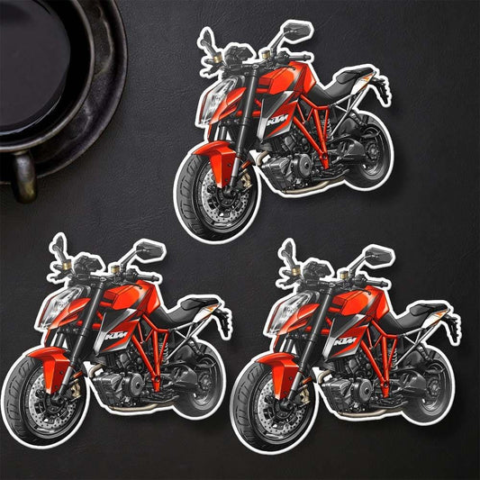 KTM 1290R Super Duke 2013-16 - Set of 3 Motorcycle Decals
