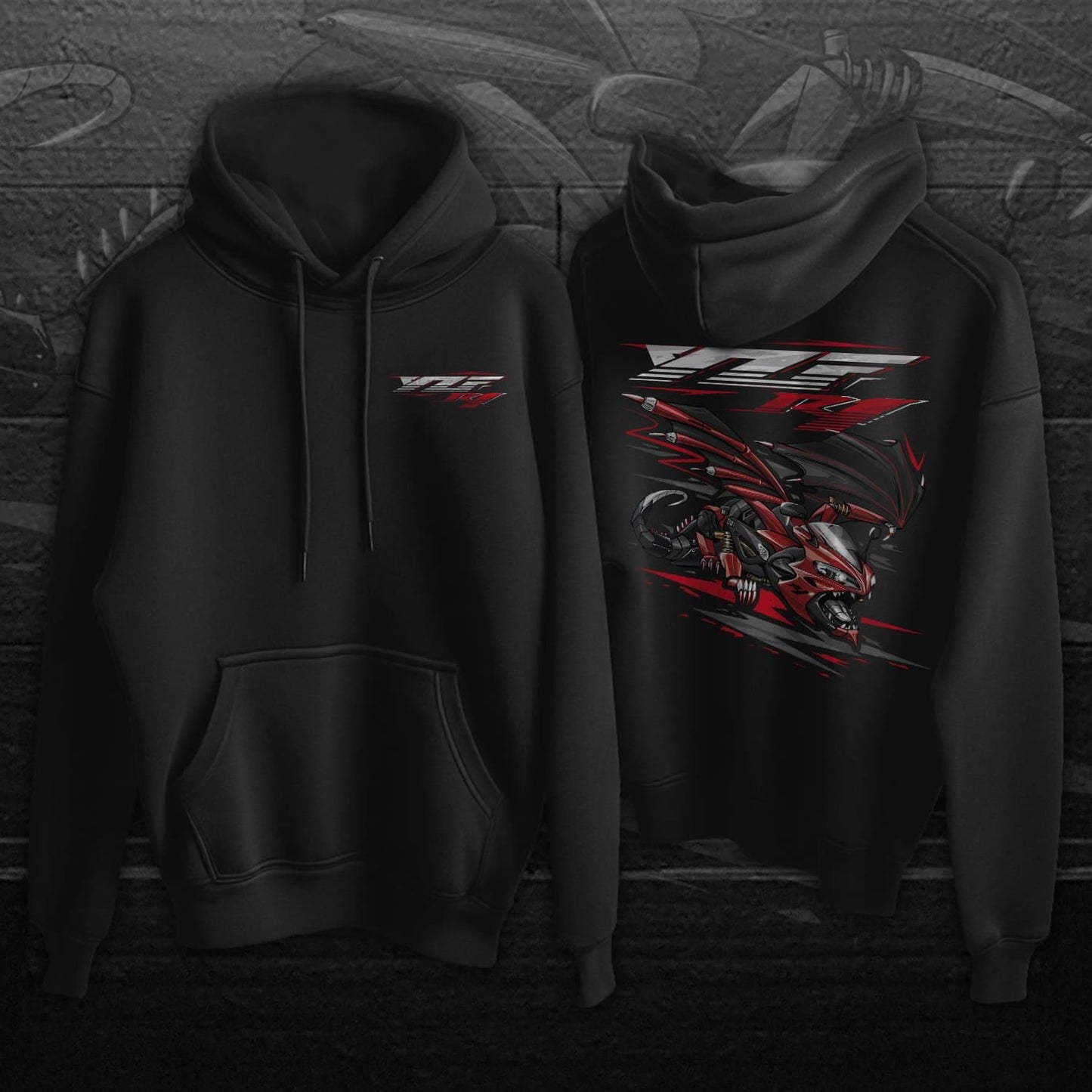 Yamaha YZF-R1 Inspired Hoodies - Motorcycle Sweatshirt