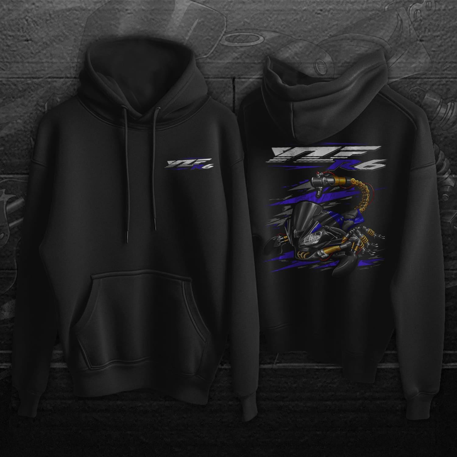 Yamaha YZF-R6 2014-16 Inspired Hoodies - Motorcycle Sweatshirt