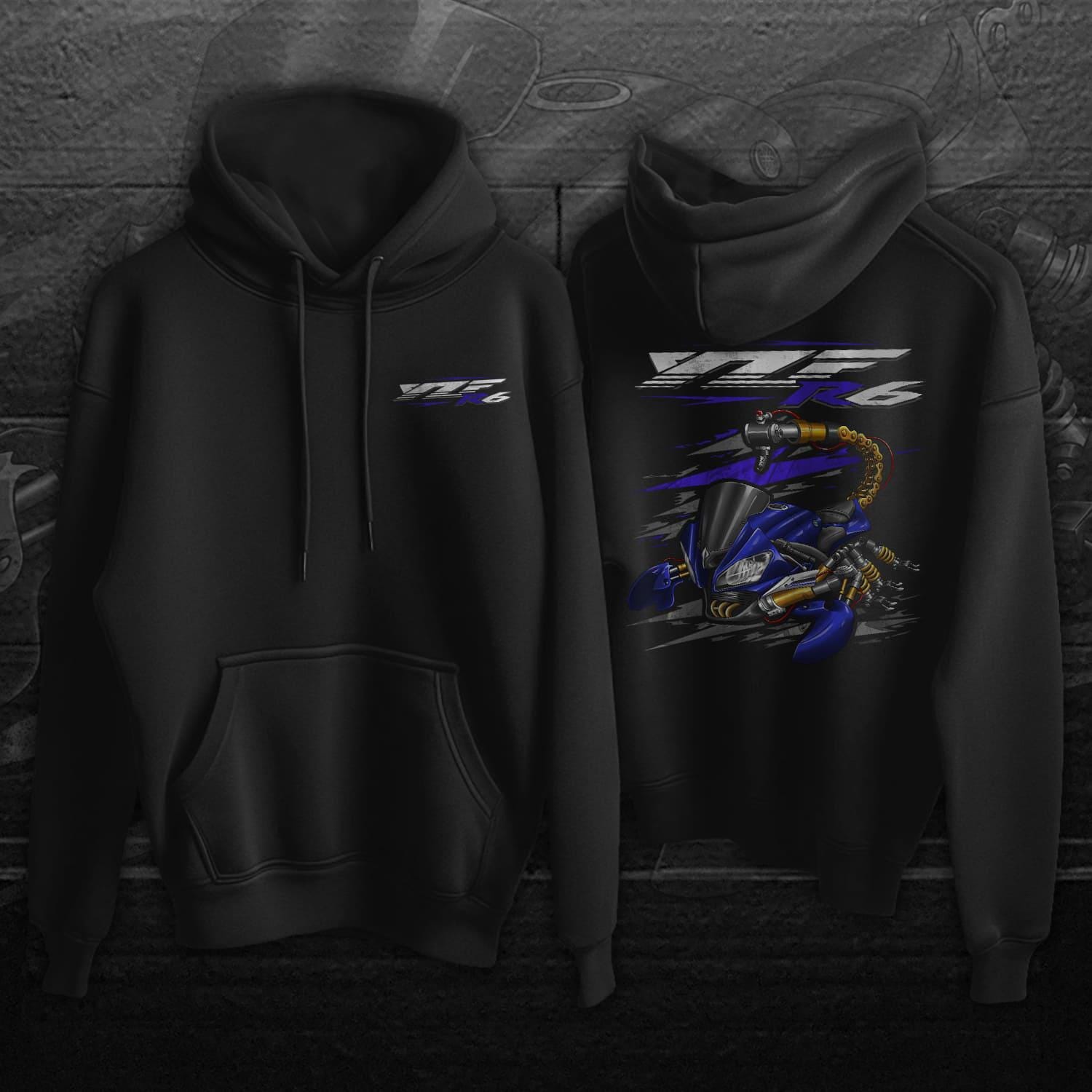 Yamaha YZF-R6 2014-16 Inspired Hoodies - Motorcycle Sweatshirt